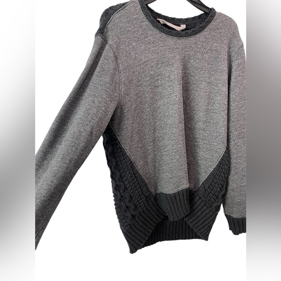 Athleta Madera Merino Wool Blend Chunky Knit Sweater  Gray Sz Xxs - Picture 4 of 14